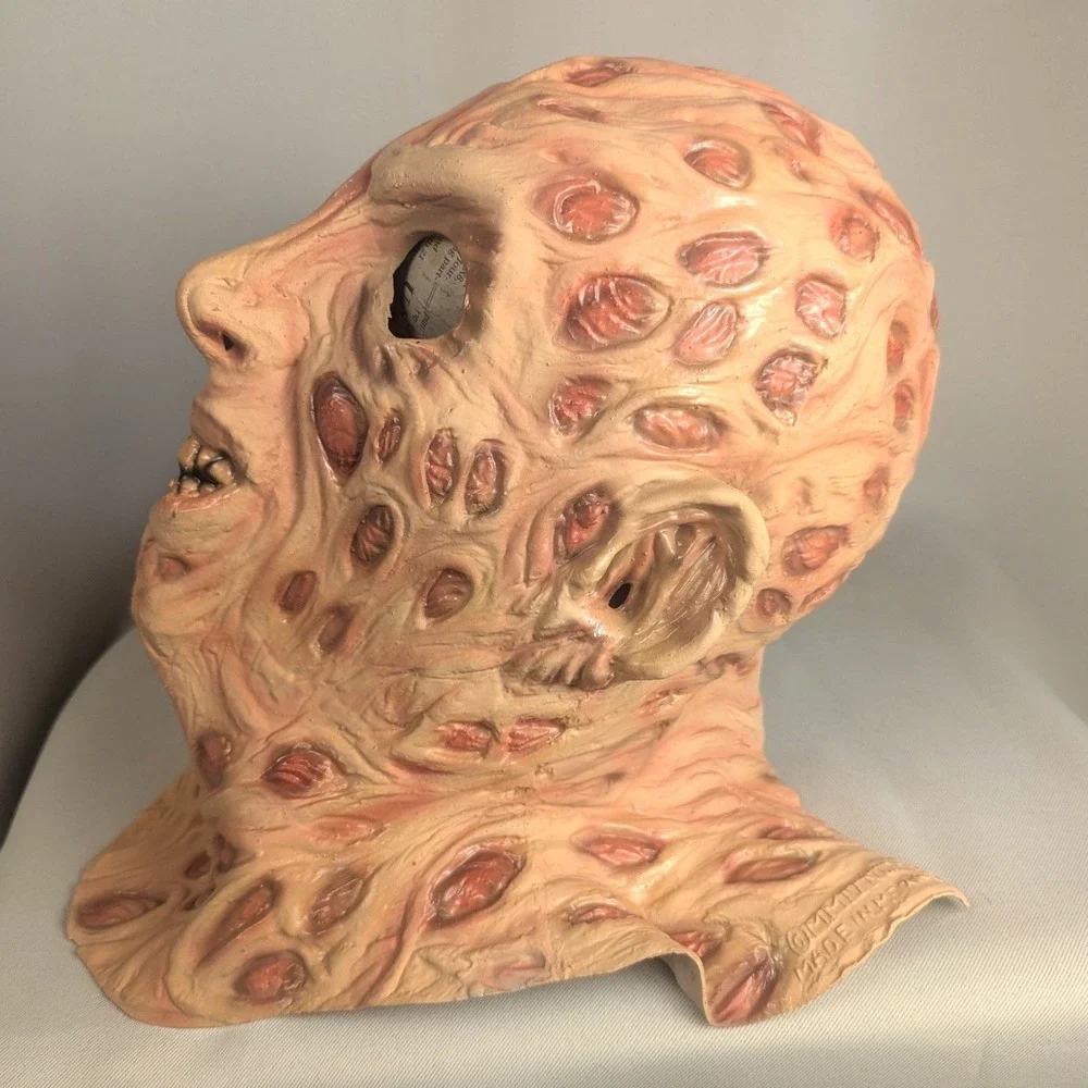 Vintage 2004 Freddy Krueger Mask Nightmare Elm Street NLP Inc Horror Halloween